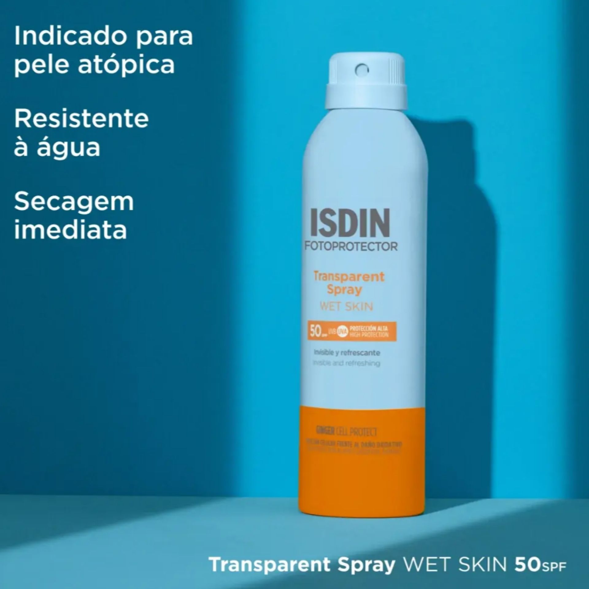Transparent Spray Wet Skin SPF 50