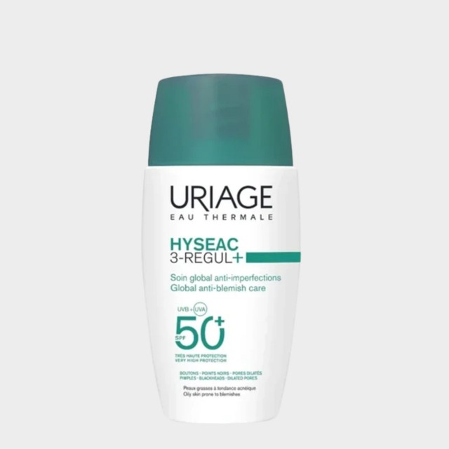 Uriage Hyséac 3-Regul+ Cuidado Global Anti-imperfeições SPF50+ 50ml Uriage Hyséac 3-Regul+ Cuidado Global Anti-imperfeições SPF50+ 50ml