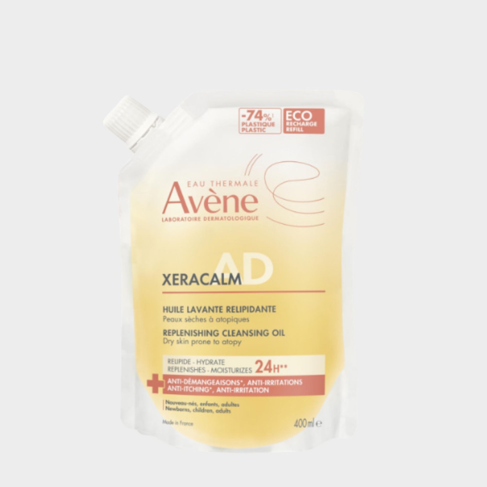 Avene Xeracalm A.D Oleo Limpeza Recarga - 400Ml