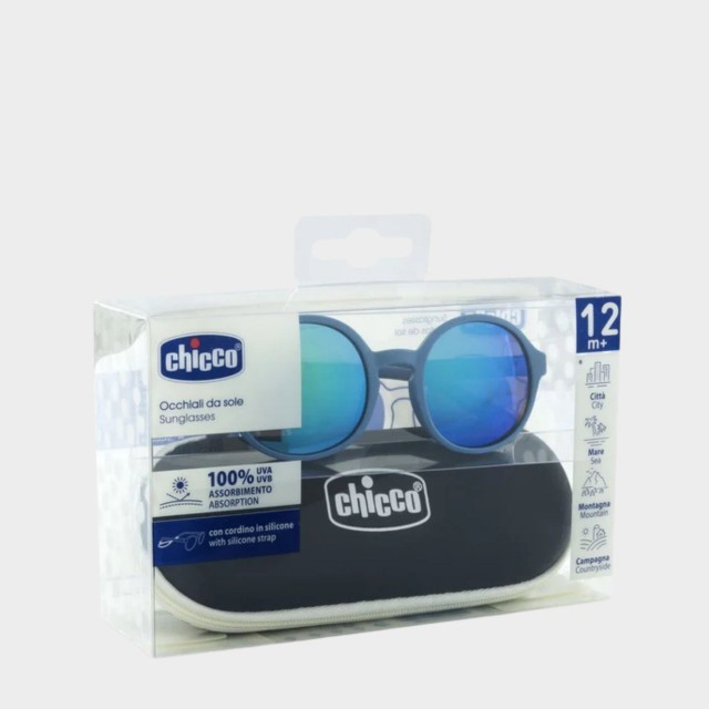 Chicco Óculos de Sol Azul com Lentes Espelhadas 12M+ Chicco Óculos de Sol Azul com Lentes Espelhadas 12M+