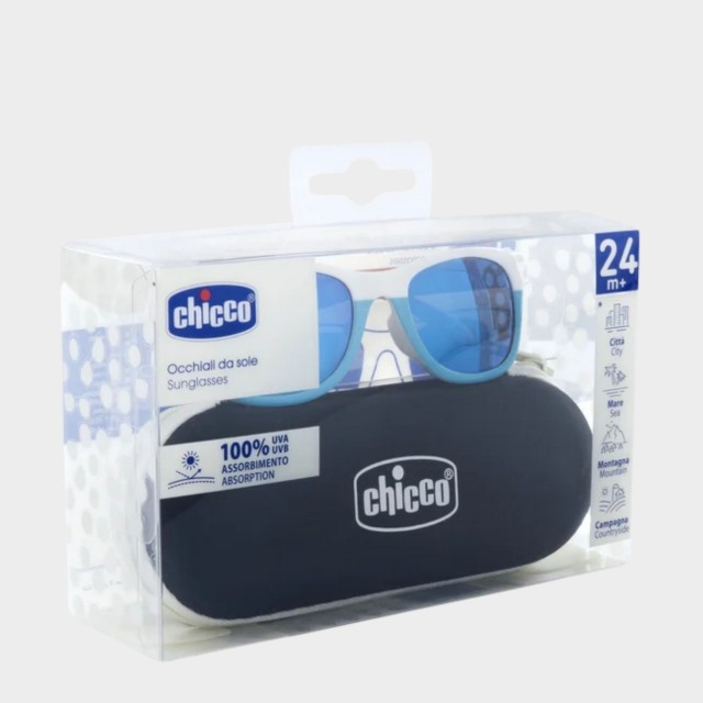 Chicco Óculos de Sol Verde Água com Lentes Espelhadas 24M+ Chicco Óculos de Sol Verde Água com Lentes Espelhadas 24M+