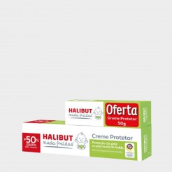 Halibut Muda fraldas Creme protetor - 150 g (Oferta 50% + Creme protetor - 50g)