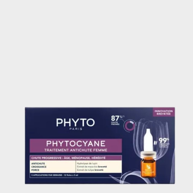 Phytocyane Cuidado Antiqueda Progressiva Mulher - 5ml (x12 unidades) Phytocyane Cuidado Antiqueda Progressiva Mulher - 5ml (x12 unidades)