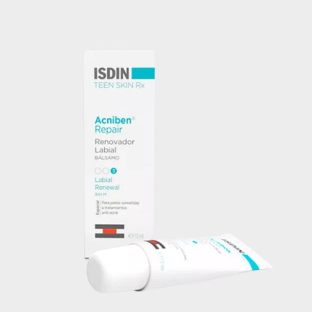 ISDIN Acniben Repair Renovador Labial 10ML - Bálsamo Renovador labial hidratante para lábios secos e ISDIN Acniben Repair Renovador Labial 10ML - Bálsamo Renovador labial hidratante para lábios secos e