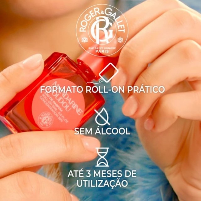 Roger & Gallet Eau de Parfum Mandarine Dou Roll On 15ml Roger & Gallet Eau de Parfum Mandarine Dou Roll On 15ml