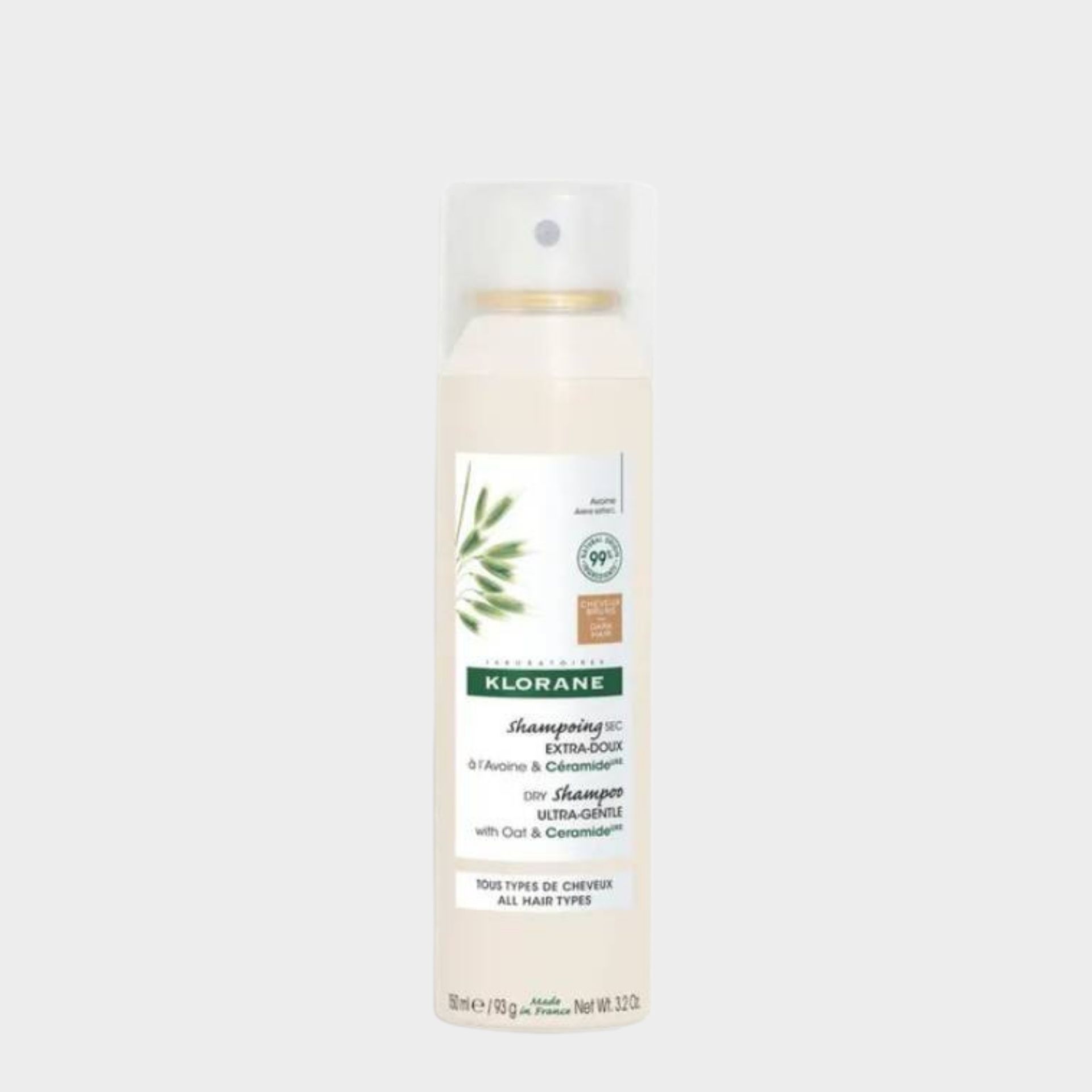 Klorane Capilar Champô Seco Aveia e Ceramida Cor 150ml