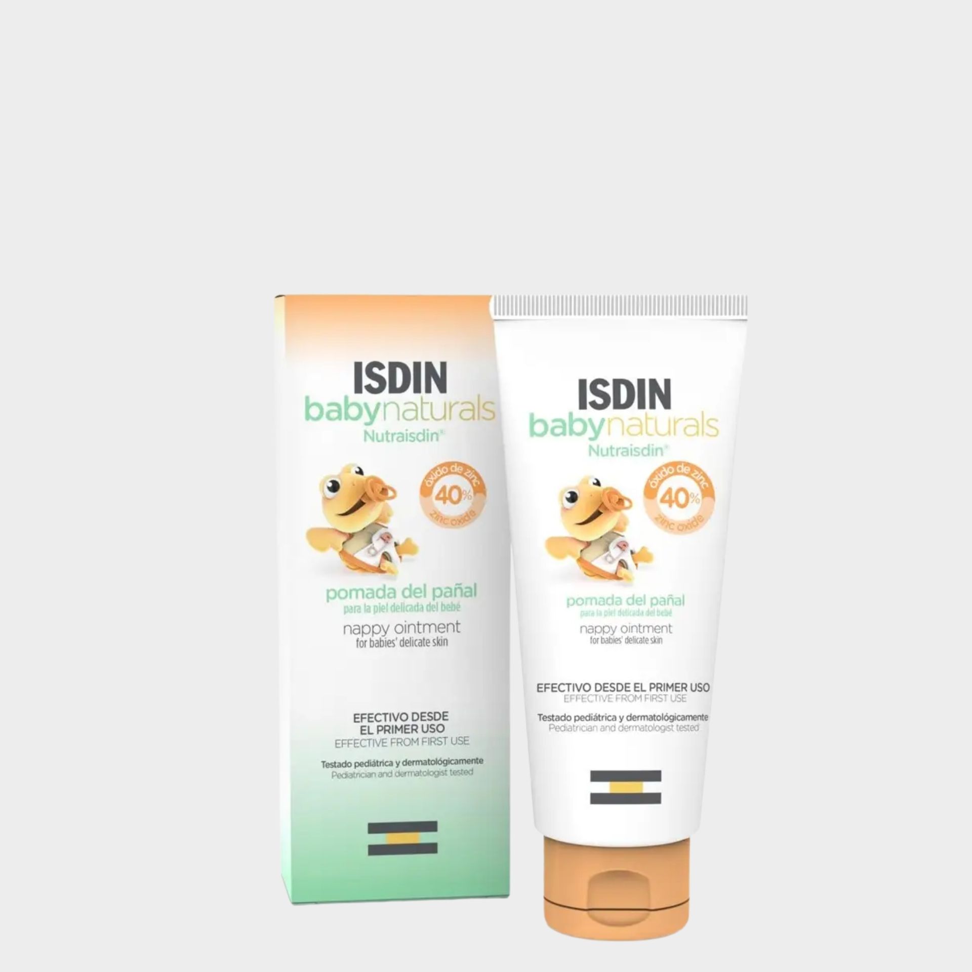 ISDIN BabyNaturals ZN40 Pomada 100ML - Pomada regeneradora para a muda da fralda do bebé