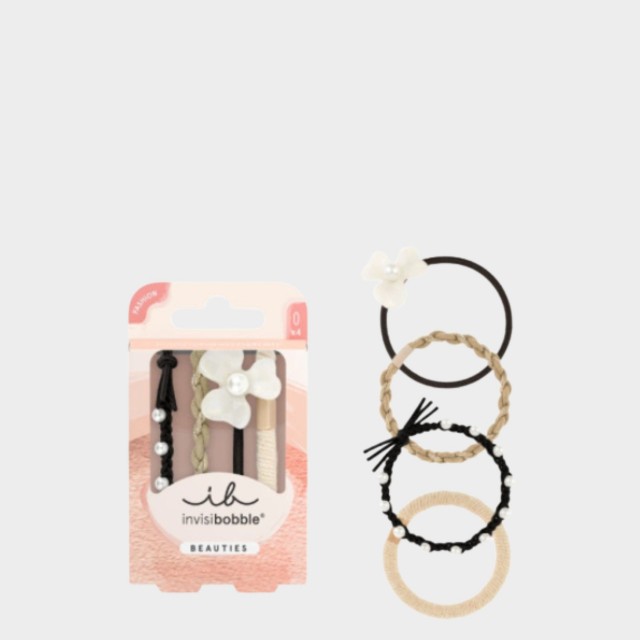 Invisibobble Twistar Flower Pearl x 4 unidades Invisibobble Twistar Flower Pearl x 4 unidades