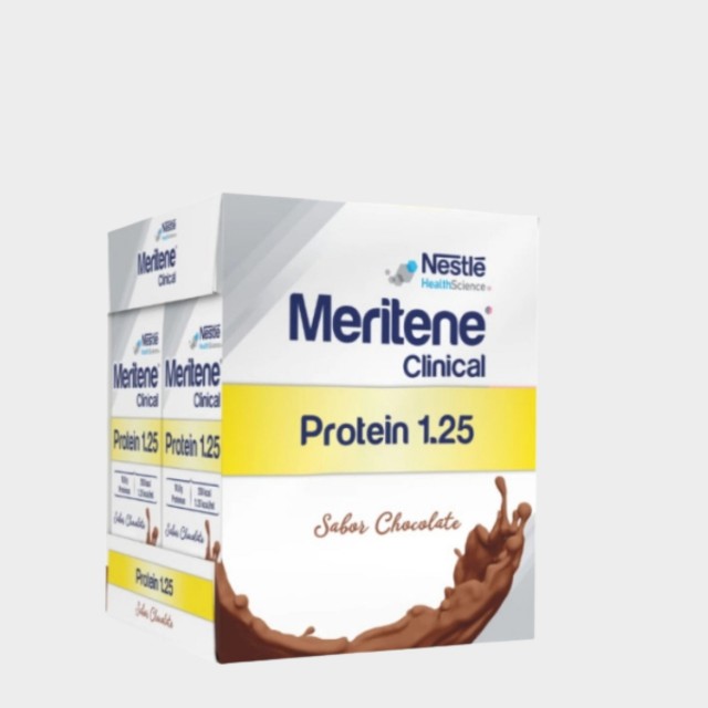 Meritene Clinical Protein 1.25 _ Chocolate - 200ml (x4 unidades) Meritene Clinical Protein 1.25 _ Chocolate - 200ml (x4 unidades)