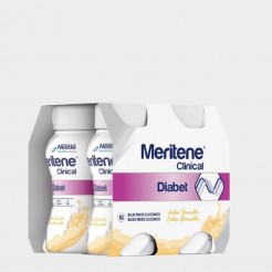 Meritene Clinical Diabet Plus Bebida, 4 Garrafa 200ml 3A+ Baunilha