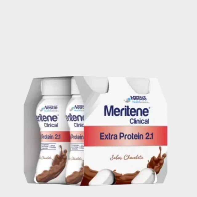 Nestlé Meritene Clinical Extra Protein 2.1 Chocolate 200ml x4 Nestlé Meritene Clinical Extra Protein 2.1 Chocolate 200ml x4