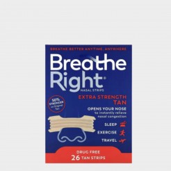 Breathe Right Tiras Nasais Extra forte bege (x8 unidades) Breathe Right Tiras Nasais Extra forte bege (x8 unidades)