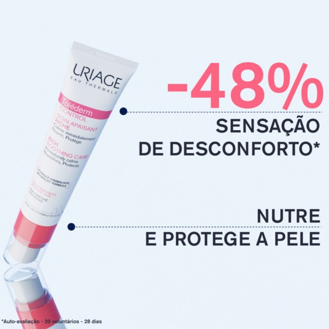 Uriage Tolederm Control Cuidado Rico Apaziguante - 40ml Uriage Tolederm Control Cuidado Rico Apaziguante - 40ml