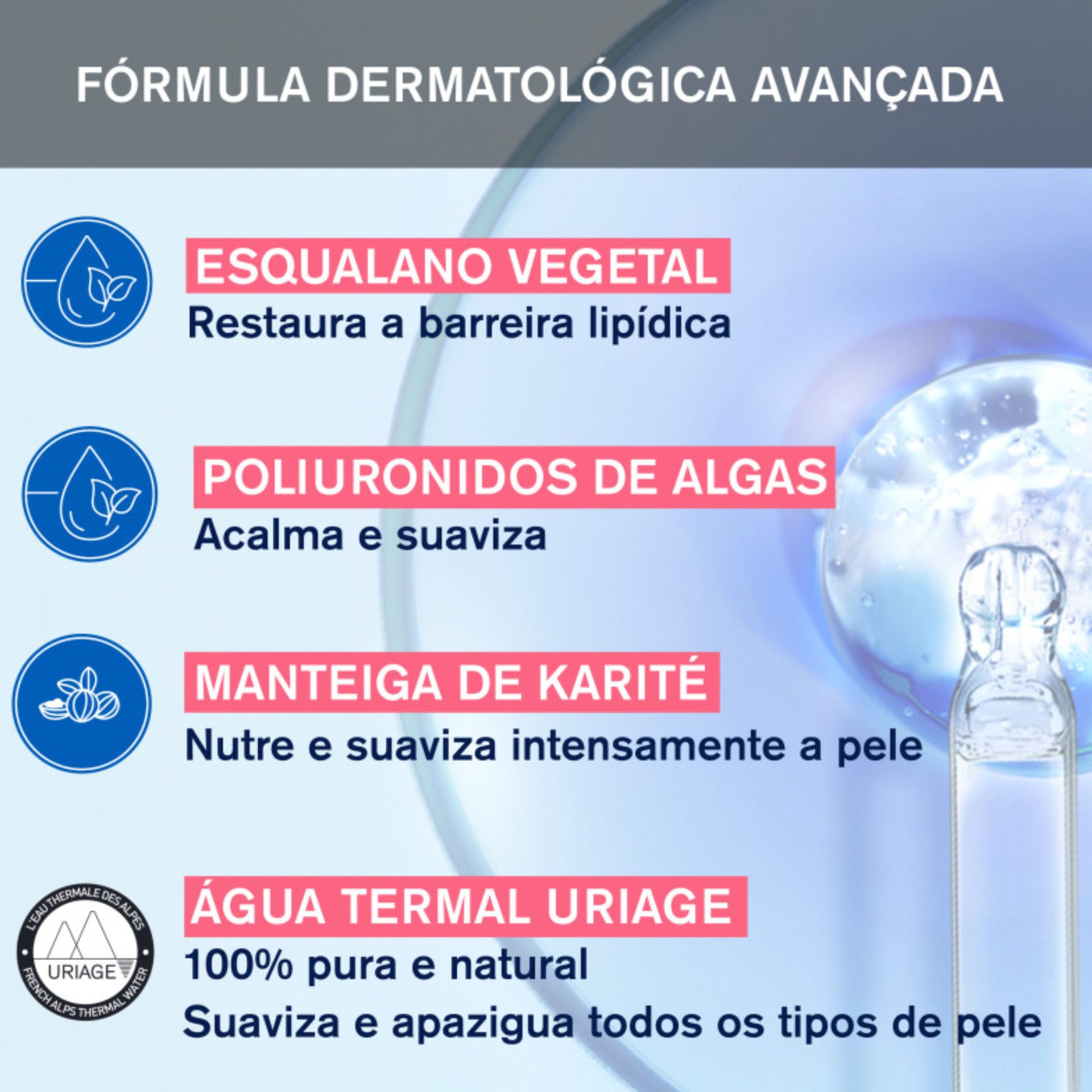Uriage Tolederm Control Cuidado Rico Apaziguante - 40ml