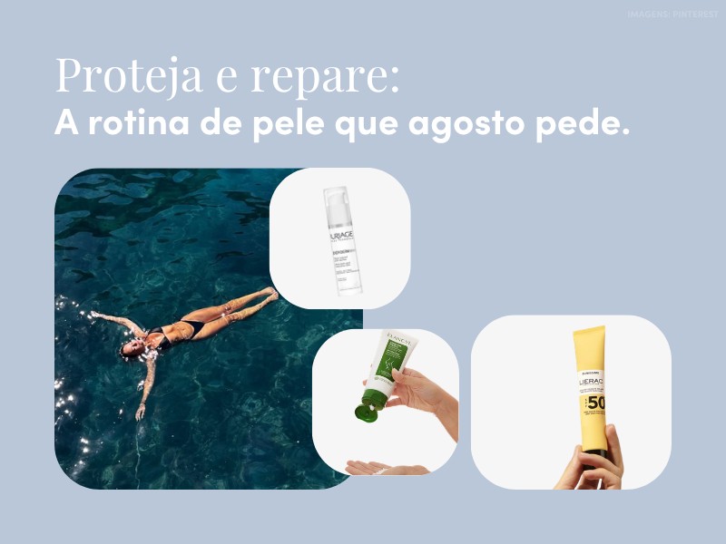 Proteja e repare: a rotina de pele que agosto pede Proteja e repare: a rotina de pele que agosto pede