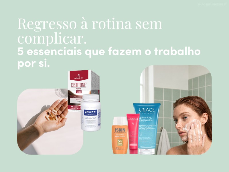 Regresso à rotina sem complicar 5 essenciais que fazem o trabalho por si Regresso à rotina sem complicar 5 essenciais que fazem o trabalho por si