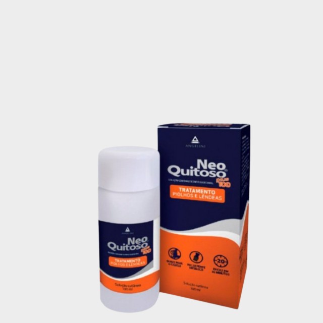 Neo Quitoso Plus Solução Cutânea Piolhos e Lêndeas 100ml Neo Quitoso Plus Solução Cutânea Piolhos e Lêndeas 100ml