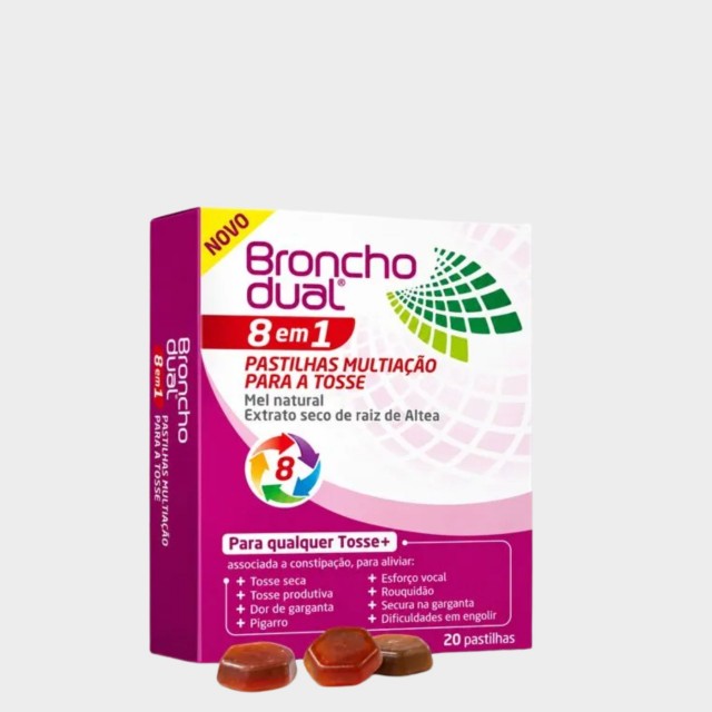 Bronchodual 8 Em 1 Pastilhas X20 Bronchodual 8 Em 1 Pastilhas X20