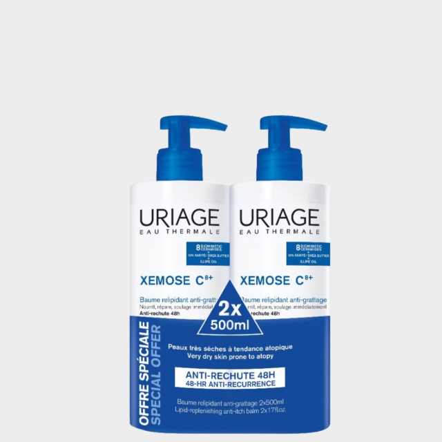 Uriage Pack X�mose C8+ B�lsamo Relipidante Antiprurido 2x500ml