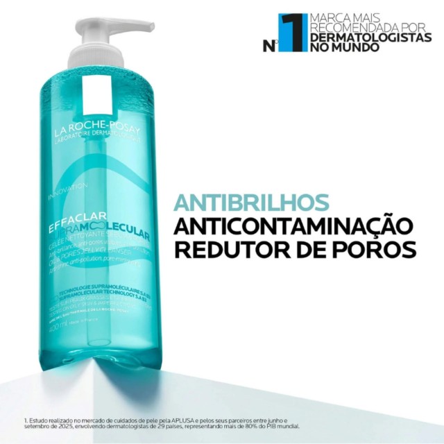 La Roche Posay Effaclar Supramolecular Gel Limpeza 400Ml La Roche Posay Effaclar Supramolecular Gel Limpeza 400Ml