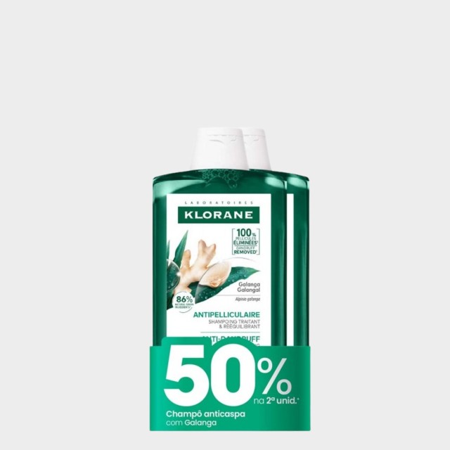 Klorane Capilar Champo Anti Caspa Galanga 400x2 -50% 2 Unidade Klorane Capilar Champo Anti Caspa Galanga 400x2 -50% 2 Unidade