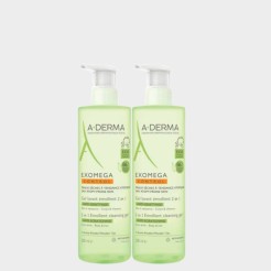 A-Derma Exomega Control Gel Corpo/Cabelo - 500ml (DUO c/ Desconto) A-Derma Exomega Control Gel Corpo/Cabelo - 500ml (DUO c/ Desconto)