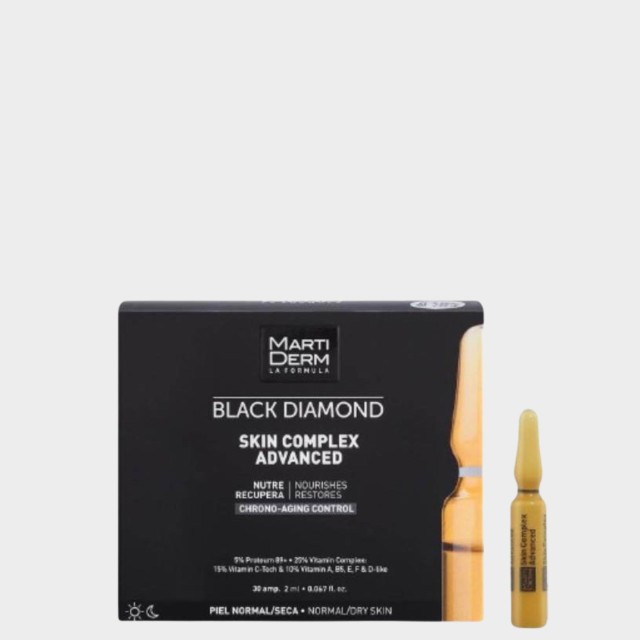 Martiderm Skin Complex Advanced - 2ml (x30 ampolas) - Black Diamond Martiderm Skin Complex Advanced - 2ml (x30 ampolas) - Black Diamond